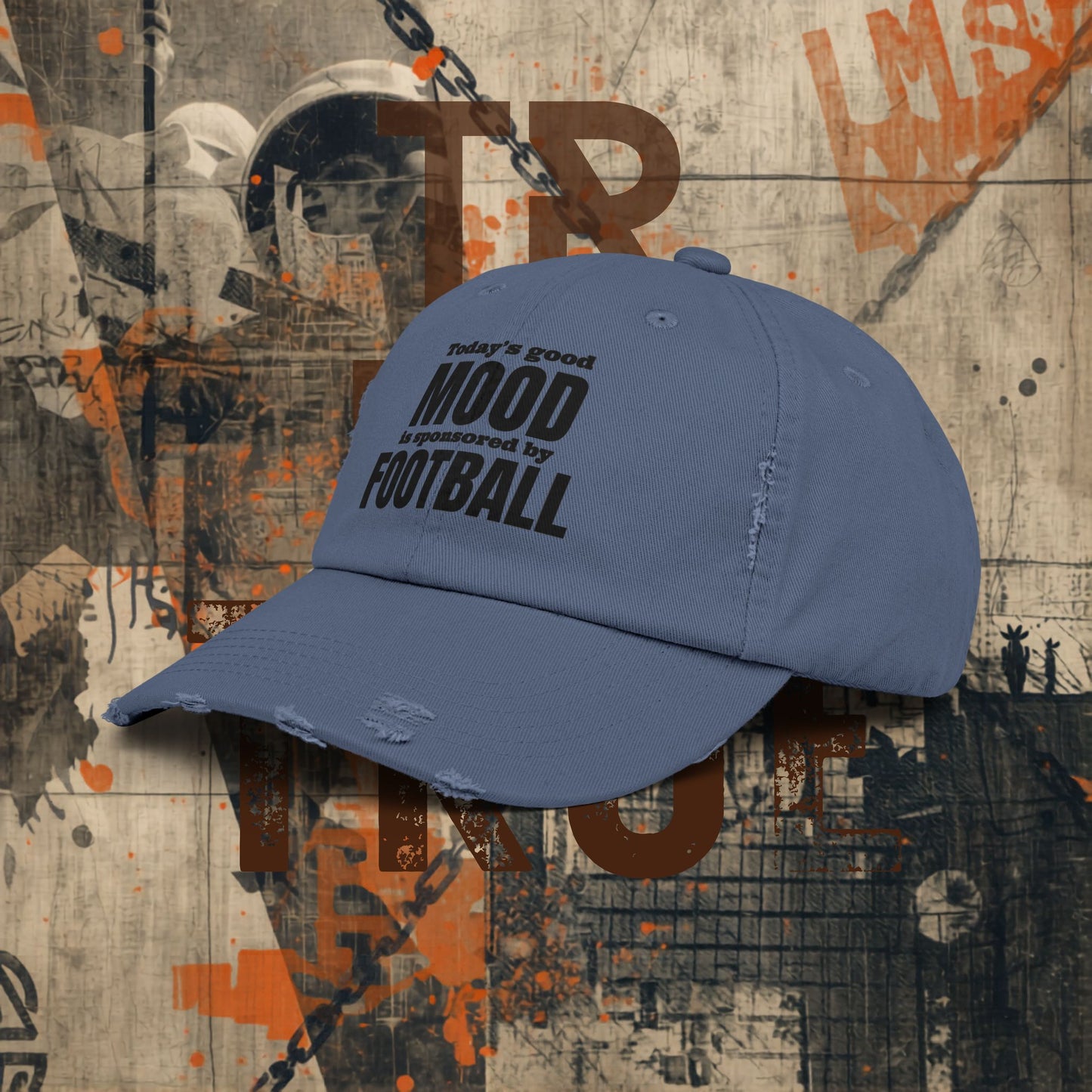 Today's Good Mood Distressed Cap