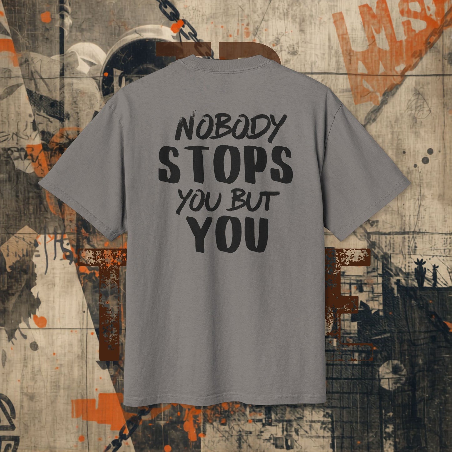 Nobody Stops You But You Boxy T‑Shirt