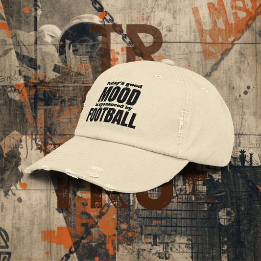 Today's Good Mood Distressed Cap