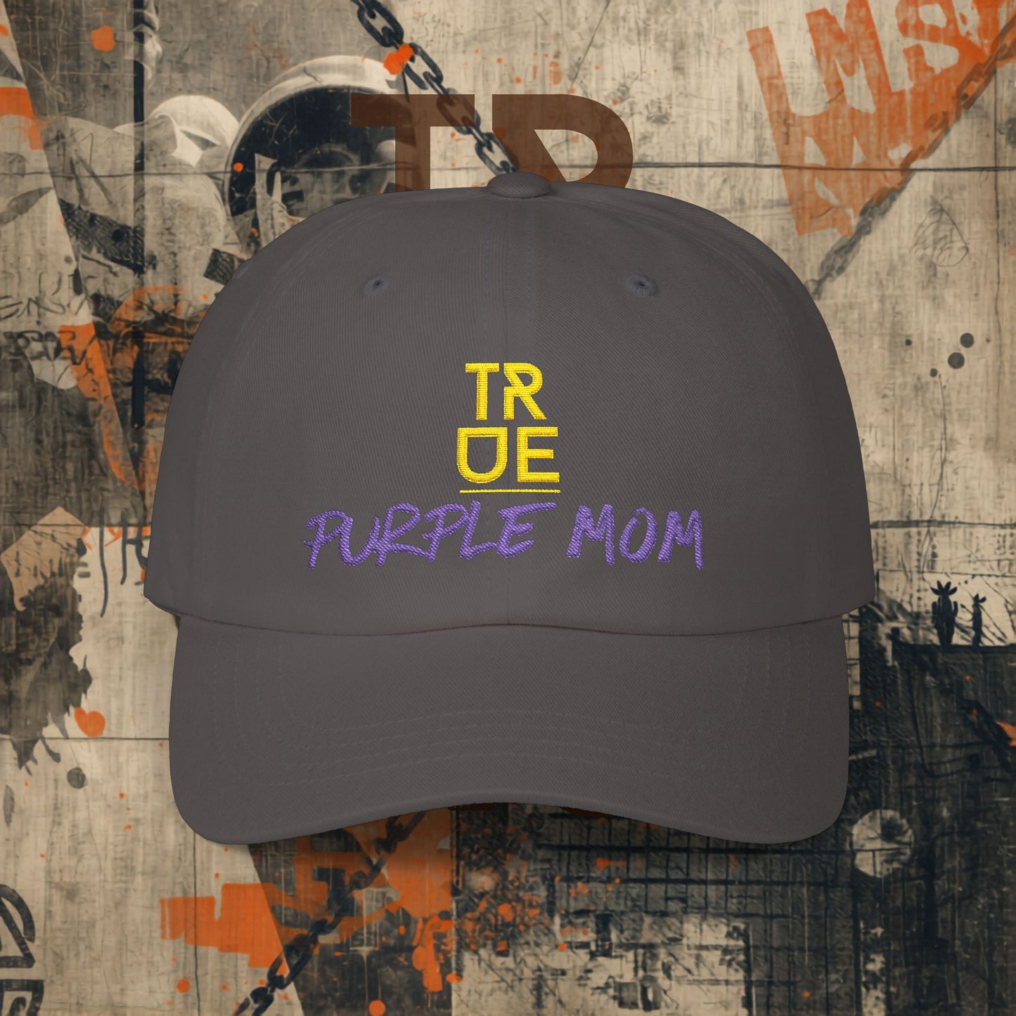 True PURPLE Mom Cap Too
