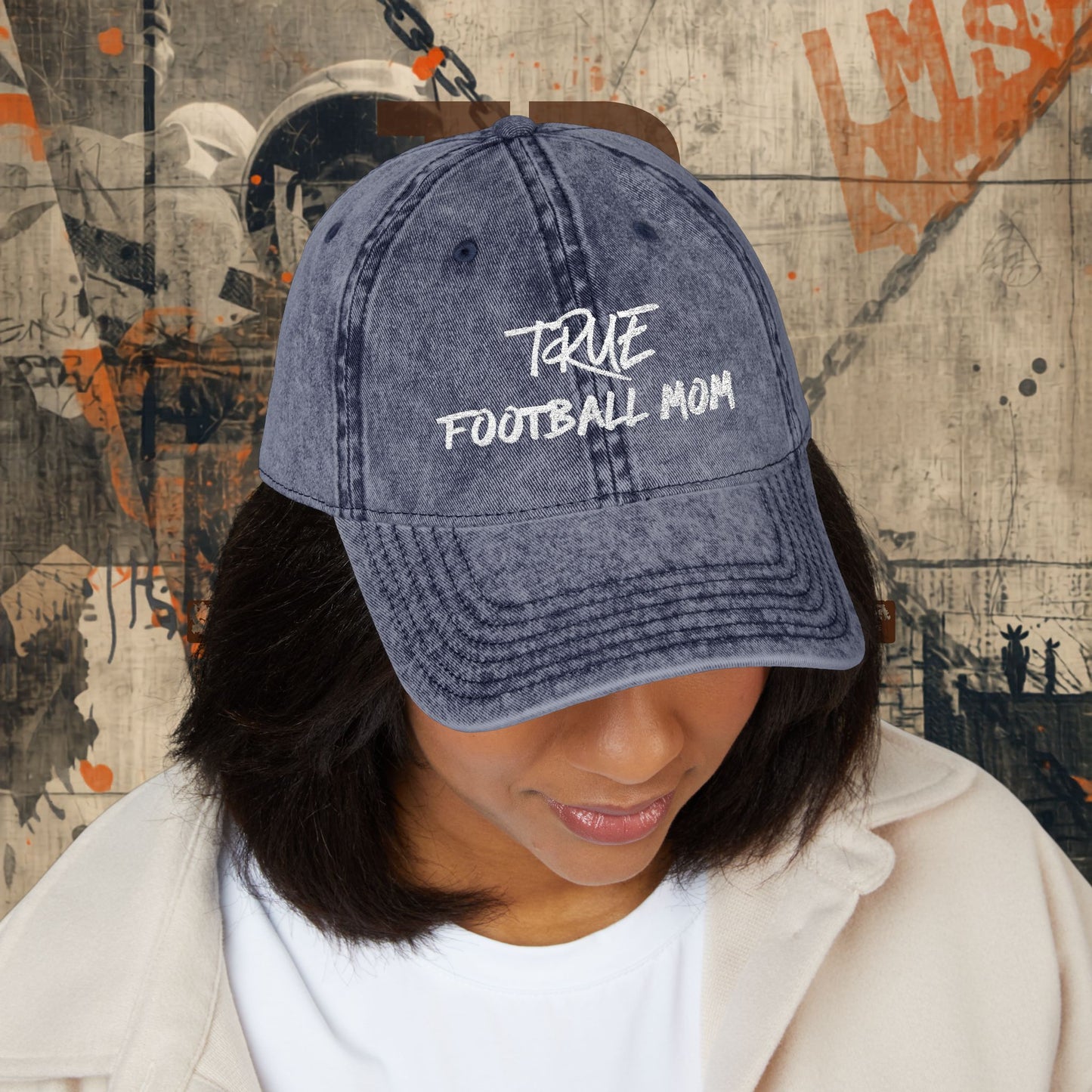 True Football Mom Cap