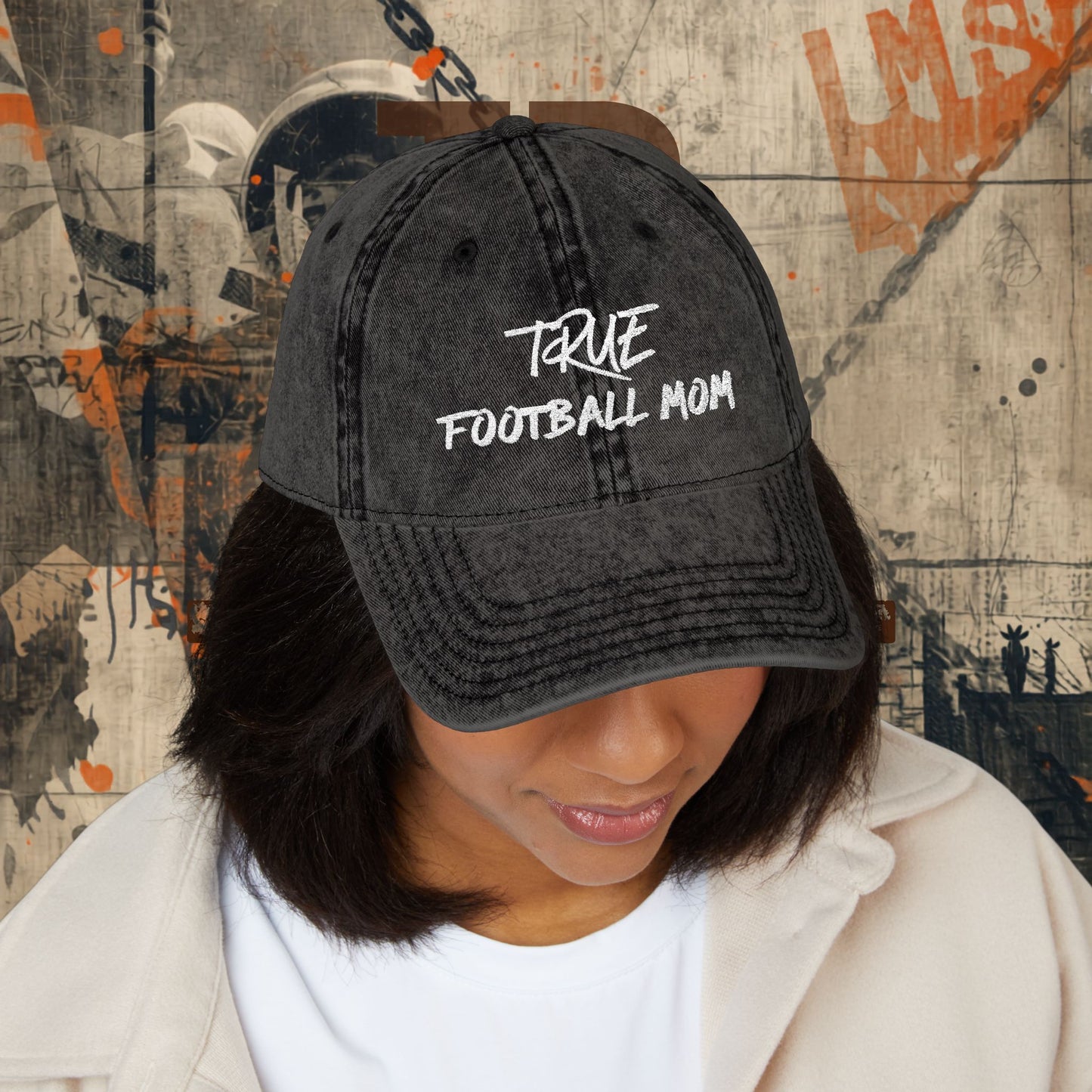 True Football Mom Cap