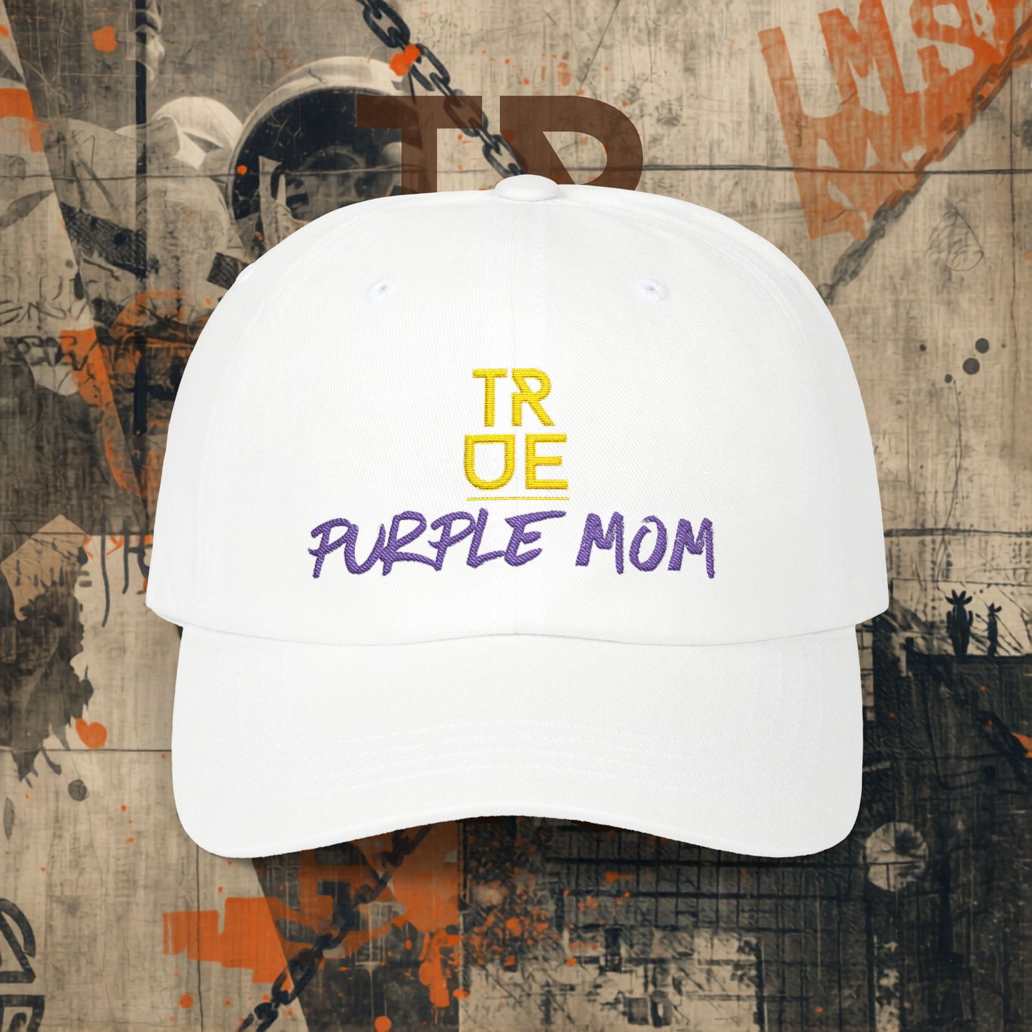 True PURPLE Mom Cap Too