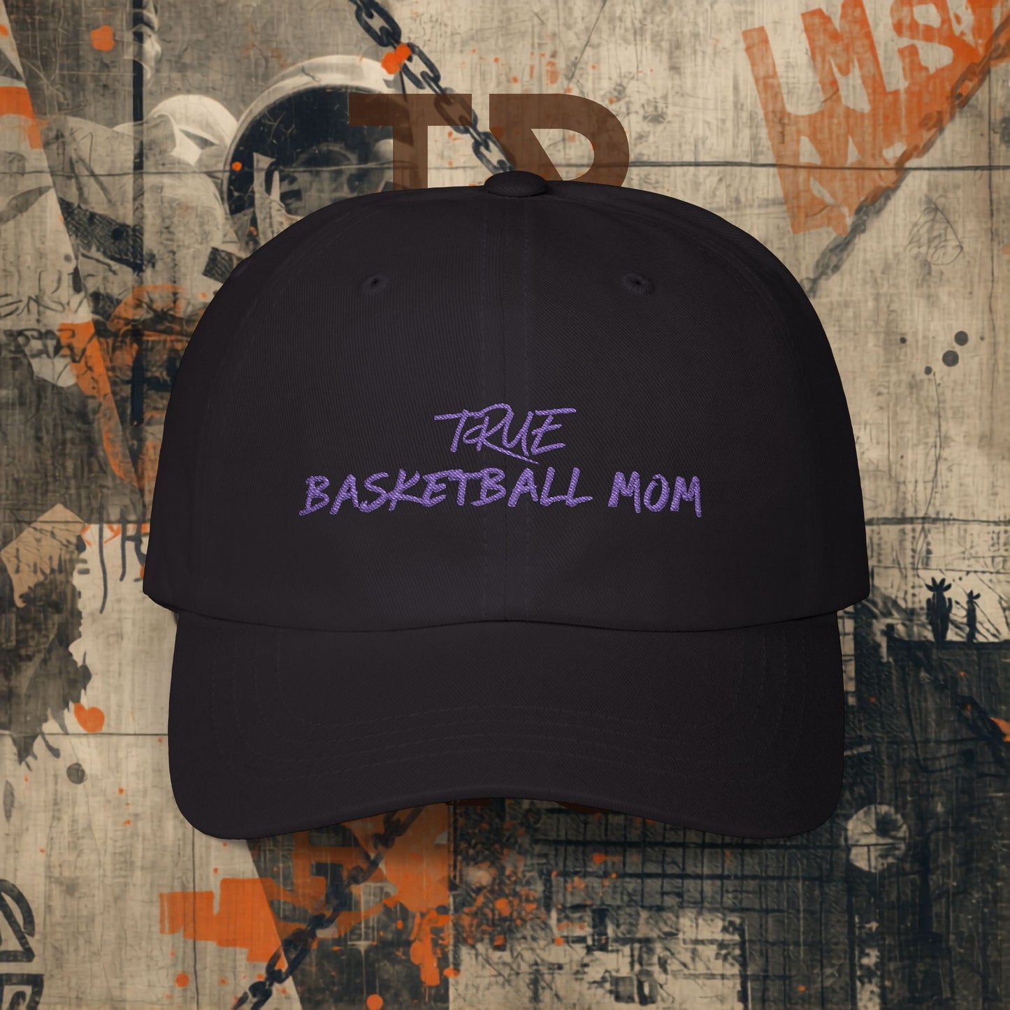 True PURPLE Basketball Mom Cap