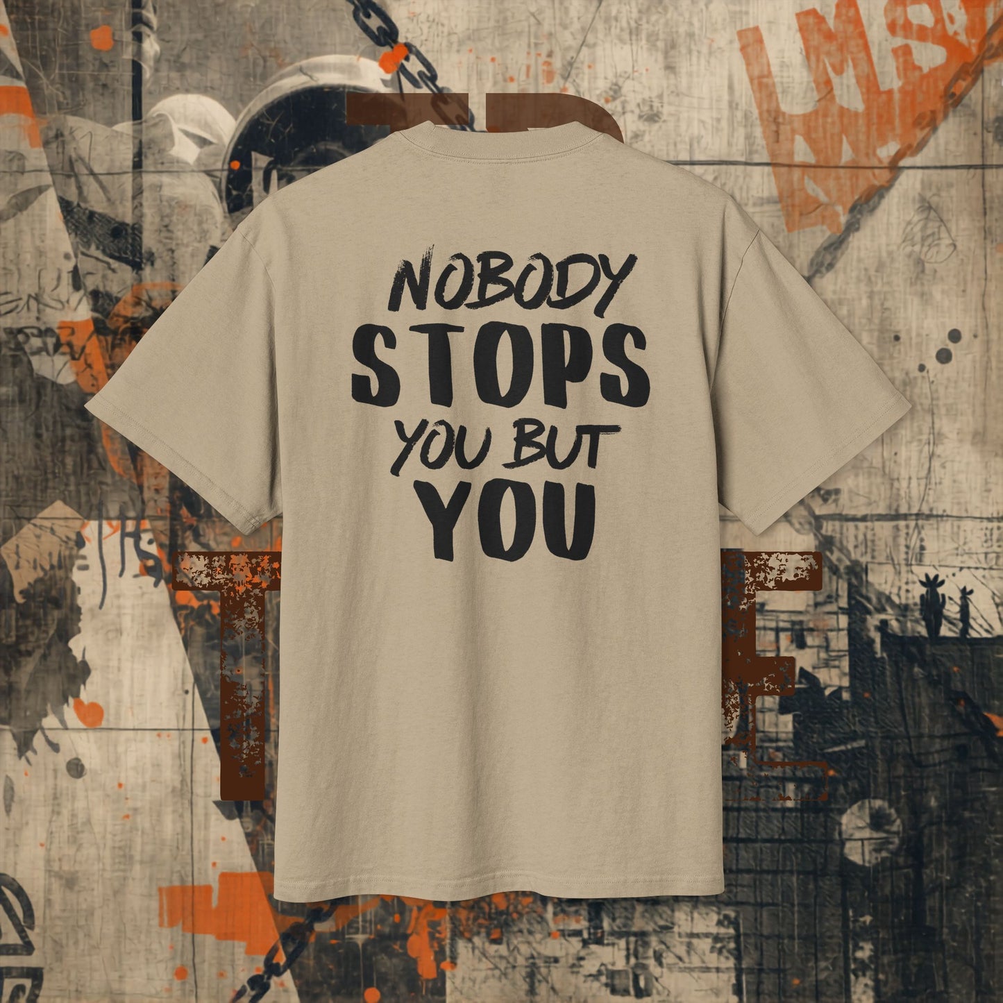 Nobody Stops You But You Boxy T‑Shirt