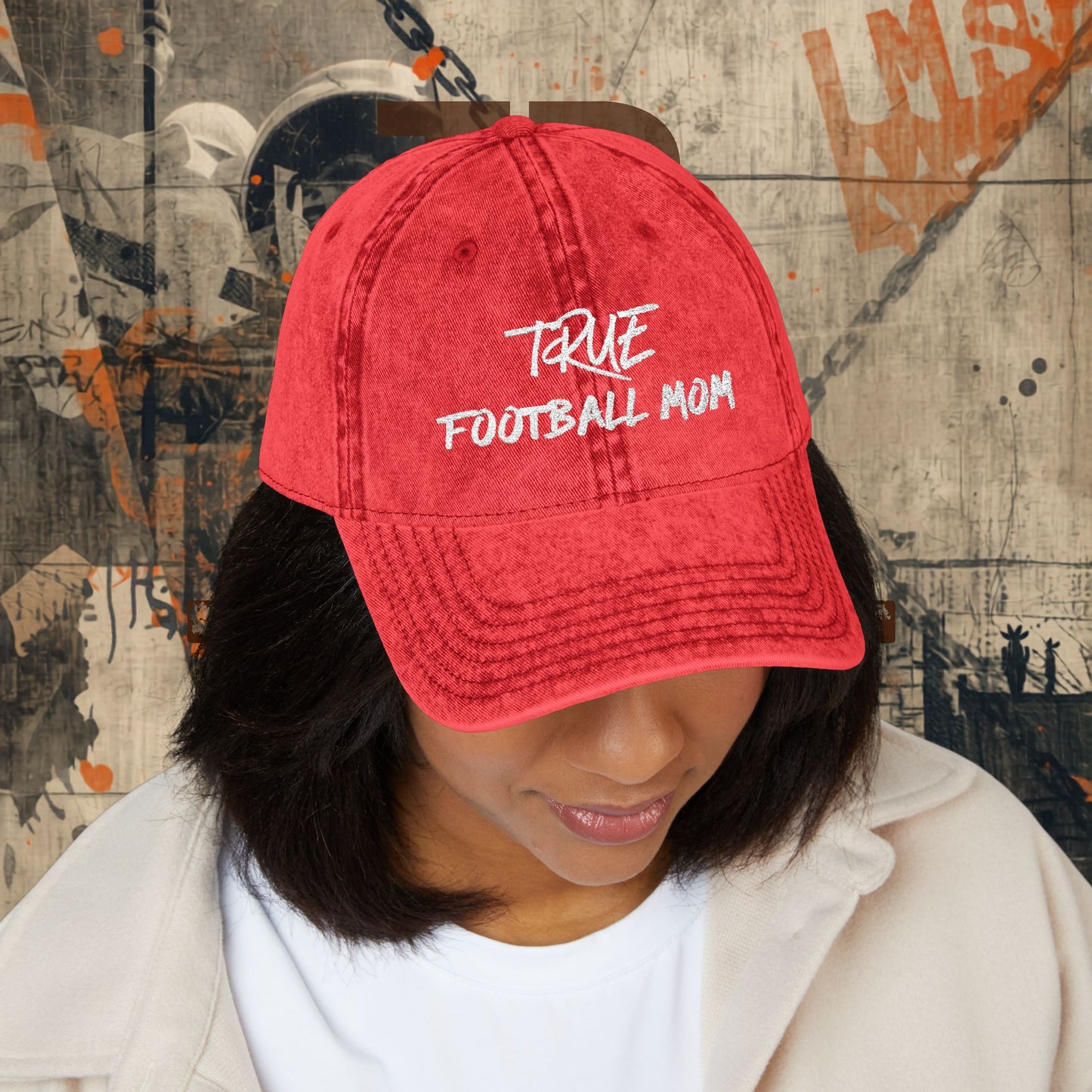 True Football Mom Cap