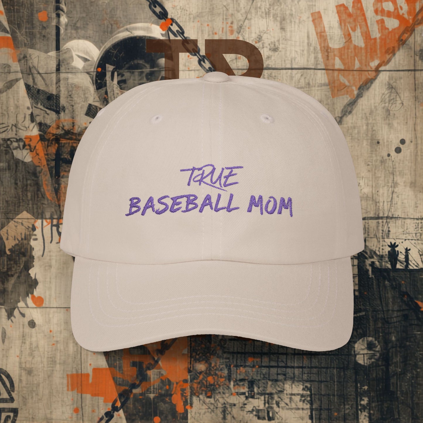 PURPLE Baseball Mom Cap