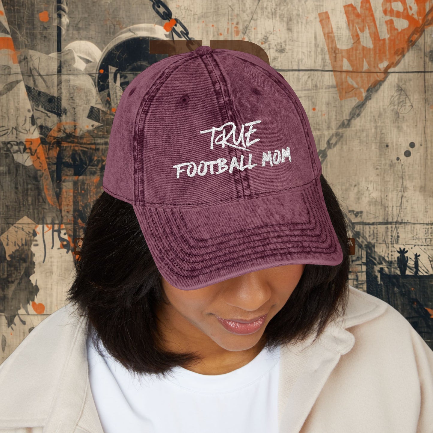 True Football Mom Cap