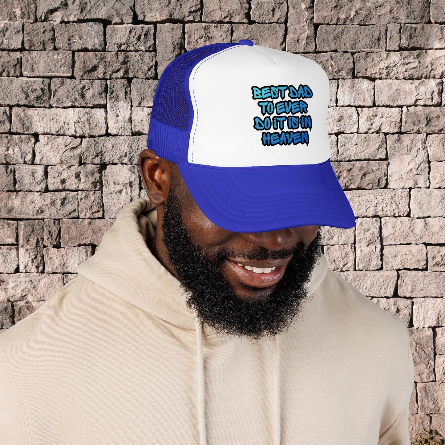 Best Dad To Ever Do It Is In Heaven-Trucker Hat