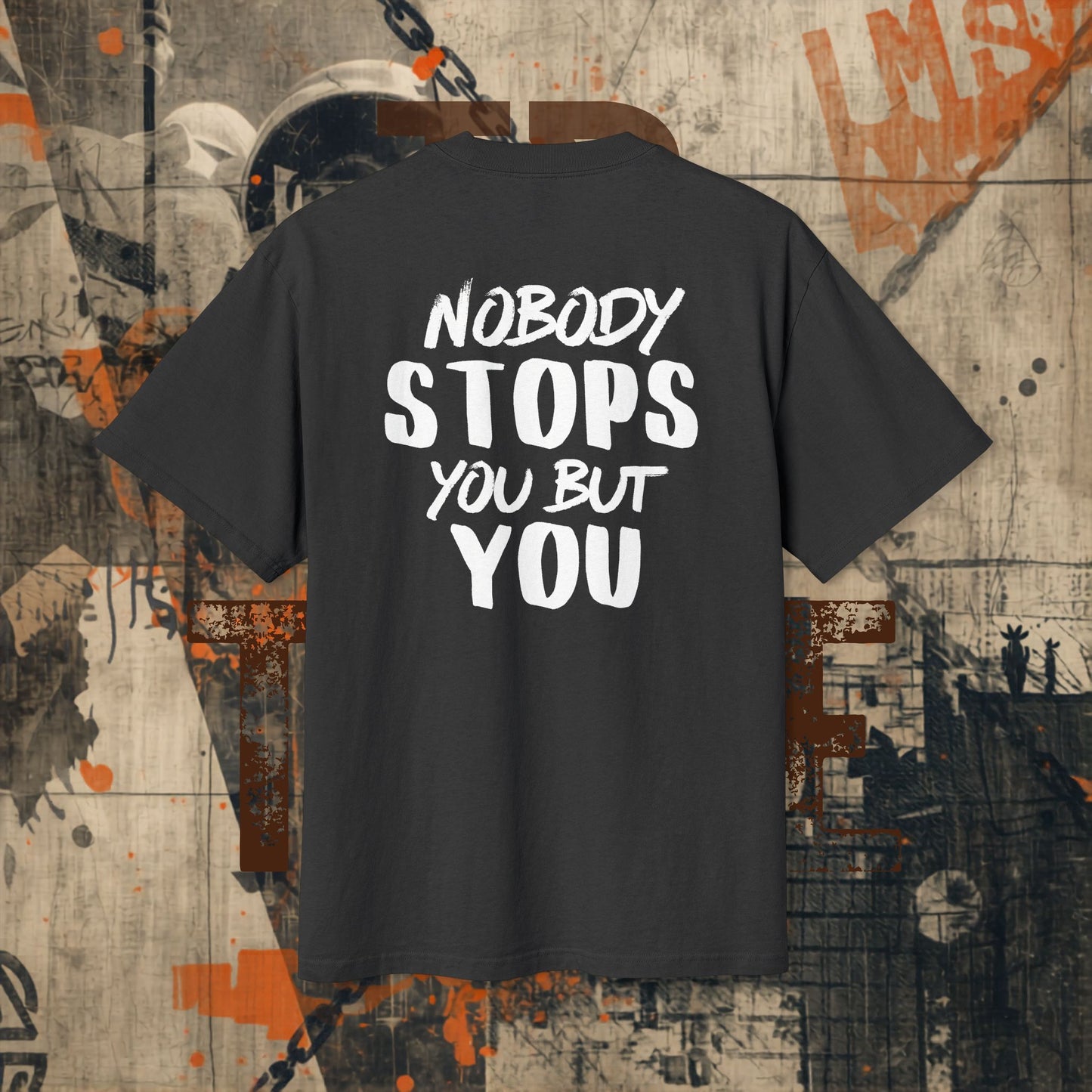 Nobody Stops You But You Boxy T‑Shirt